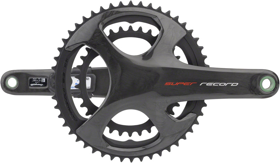 Campagnolo Super Record Crankset with Stages Power Meter - 170mm, 12-Speed, 50/34t, 112/146 Asymmetric BCD, Ul-Tq Interface, Carbon