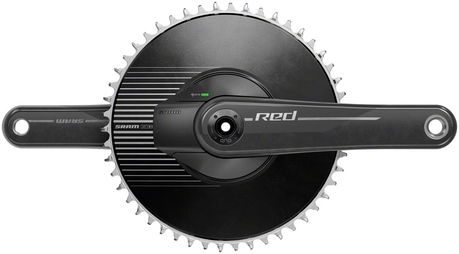 SRAM RED 1 AXS Power Meter Crankset - 170mm, 12-Speed, 50t Aero Chainring, 8-Bolt Direct Mount, DUB Spindle Interface, Natural Carbon, E1