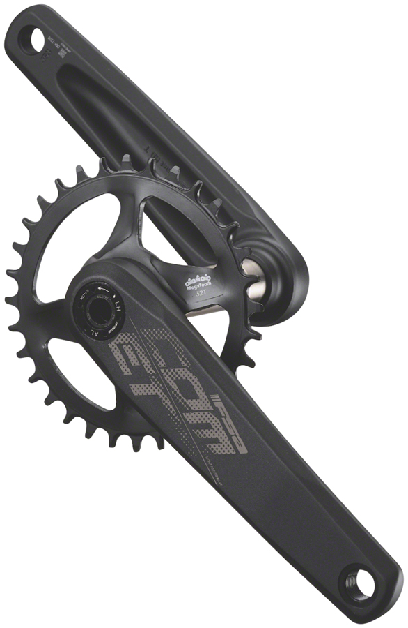 Full Speed Ahead Comet Modular Crankset - 175mm, 11/12-Speed, 32t, Direct Mount, Full Speed Ahead MegaExo Spindle Interface, Black