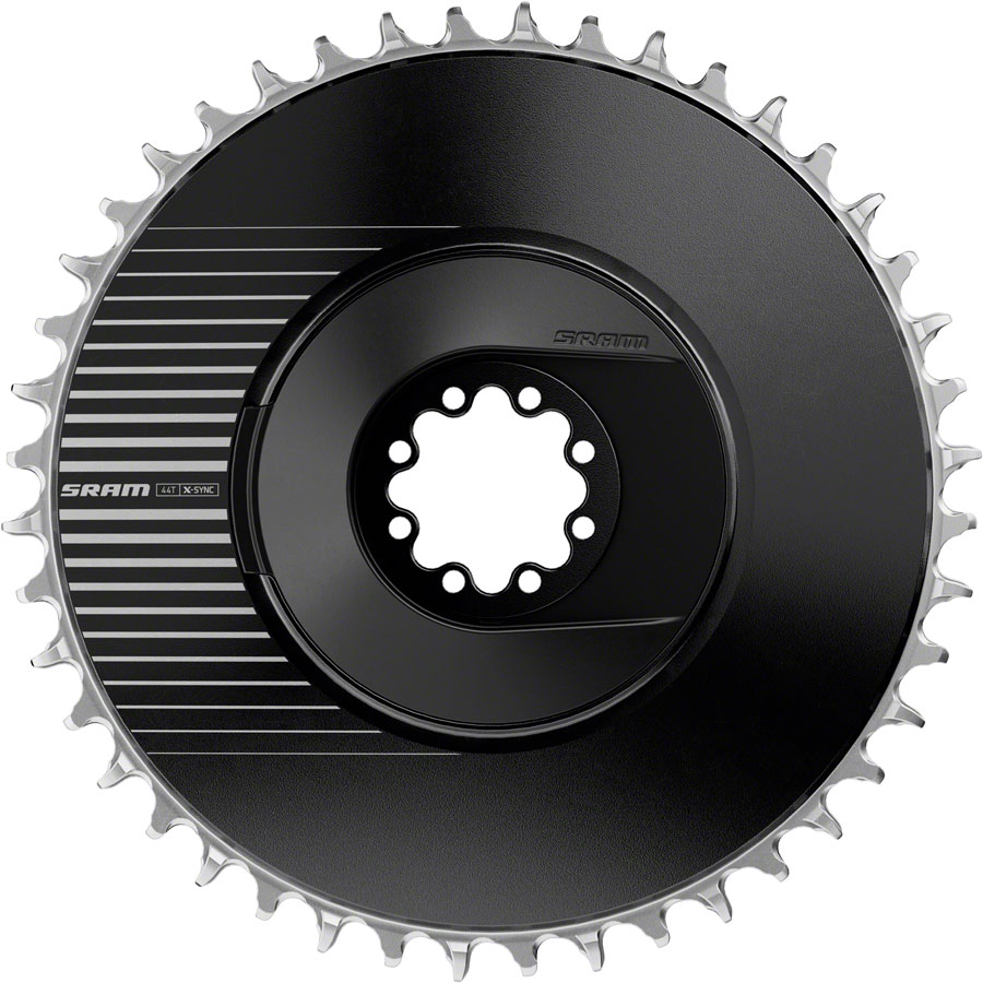 SRAM RED Aero X-Sync Direct Mount Chainring - 44t, 12-Speed, 8-Bolt Direct Mount, 6.5mm Offet, Black, E1