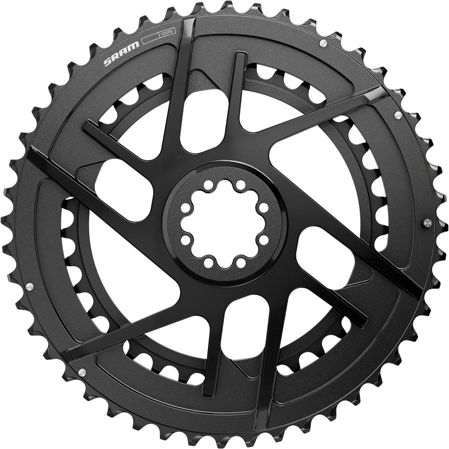 SRAM Rival 2x Chainring Kit - 46/33t, 2x12-Speed, 8-Bolt, Direct Mount, Black, E1