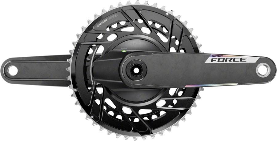 SRAM Force AXS Power Meter Crankset - 160mm, 12-Speed, 48/35t Thread Mount, 8-Bolt PM Spider, DUB Spindle, Carbon, E1
