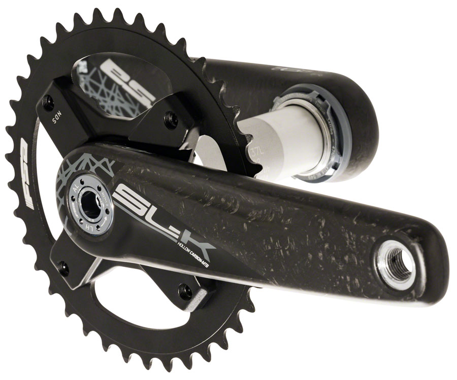 Full Speed Ahead SL-K Light BB392 Tandem Front Crankset - 175mm, 38t, 104 BCD, Black