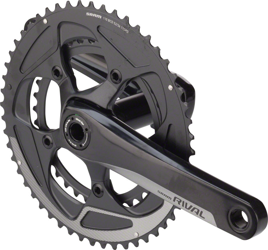 170 мм. SRAM Crankset. 170mm 36t защита цепи. Giant SRAM Rival. SRAM Series Alloy.