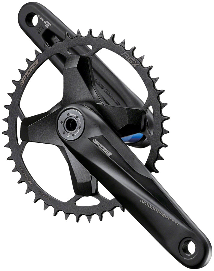 Full Speed Ahead Gossamer Pro Modular AGX+ 1x Crankset - 165mm, 11/12-Speed, 42t, 120mm BCD, 386 EVO Spindle Interface, Black