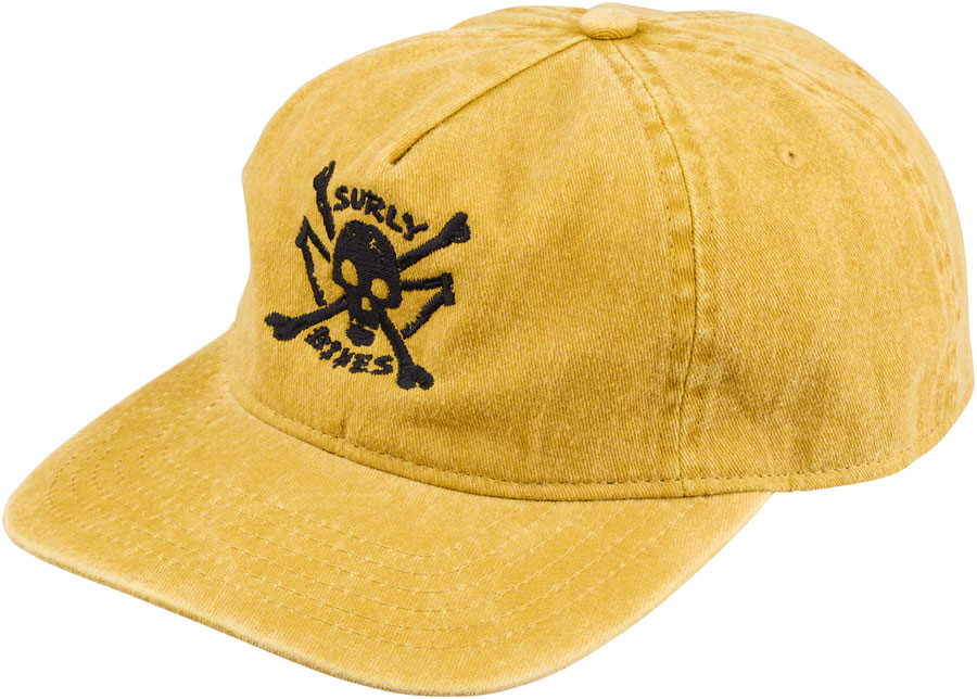 Surly Skullet Strap Back Hat - Mustard, One Size