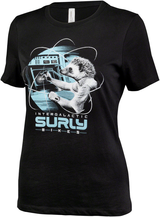 Surly Garden Pig Women's T-Shirt - Black/Gray/Teal, Small 