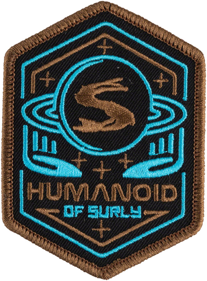 Surly Humanoid Patch - Black/Blue/Gold






