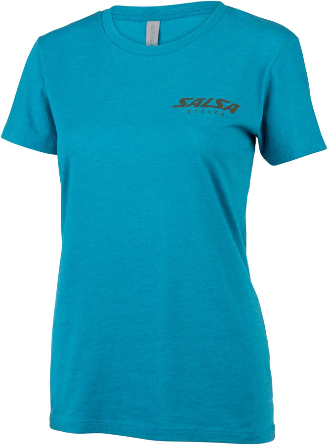 Salsa Lone Pine Women's T-Shirt - Teal, X-Large 