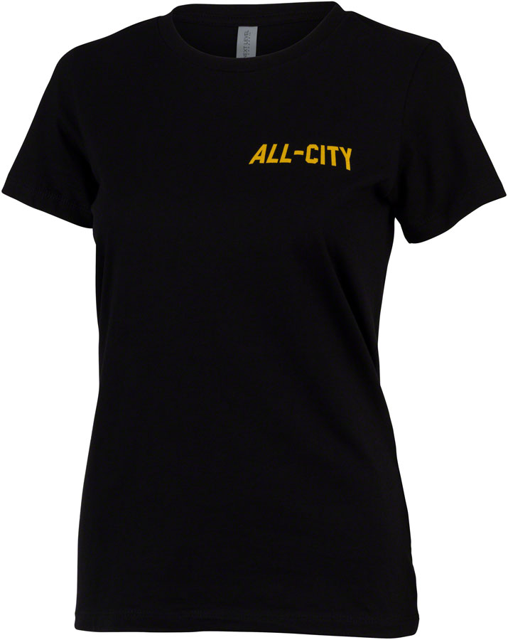 All-City Club Tropic Women's T-Shirt - Black, Small 