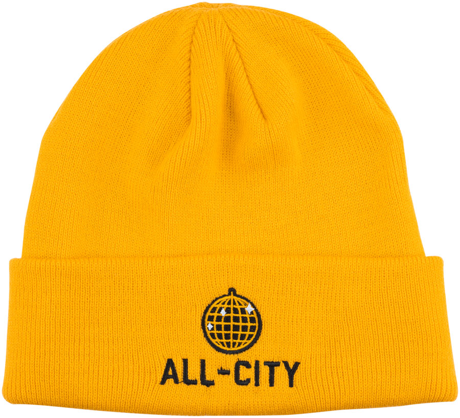 All-City Club Tropic Beanie - Goldenrod, One Size 