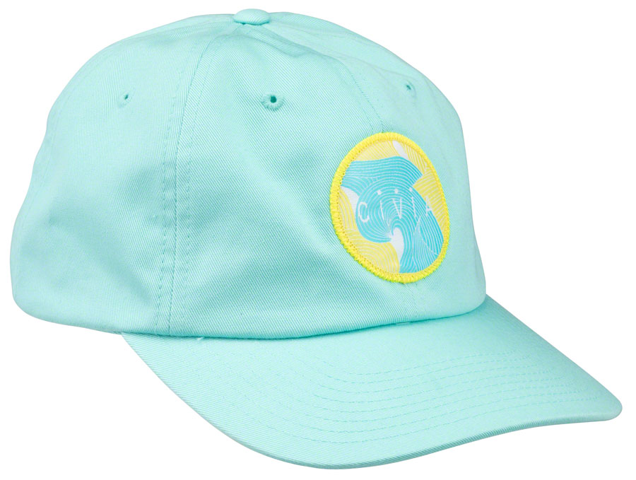 Civia Go Cruisin' Hat - Aruba Blue, Cyan, Yellow, White, One Size 