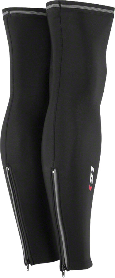 Garneau Zip Leg Warmer 2: Pair~ Black~ LG 