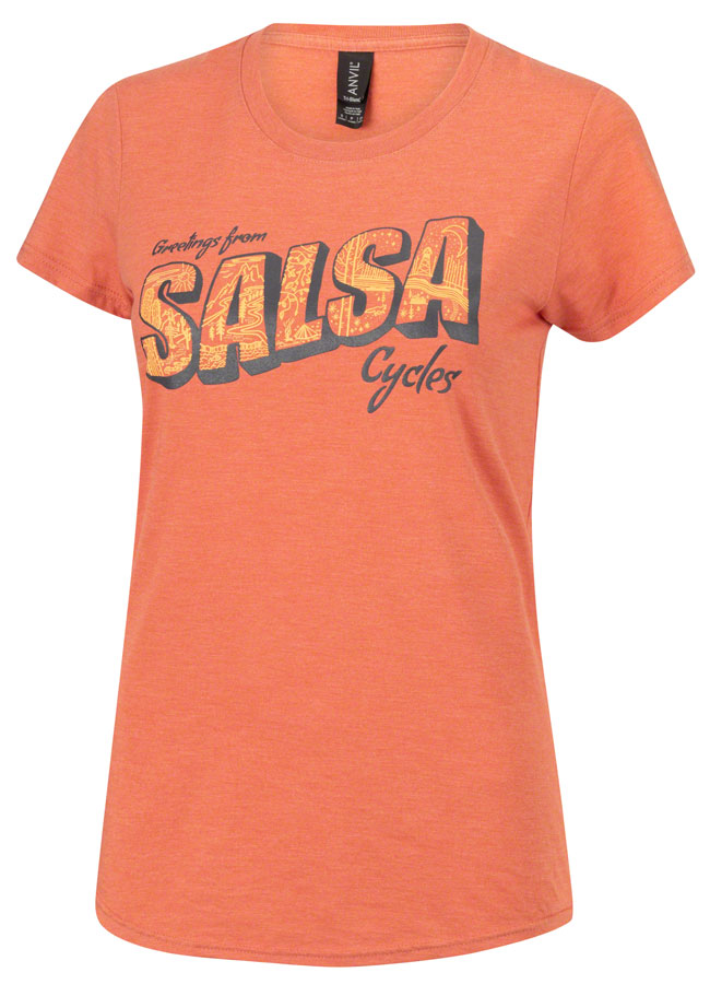 Salsa Wish You Were Here T-Shirt - Women's, Orange, X-Large 