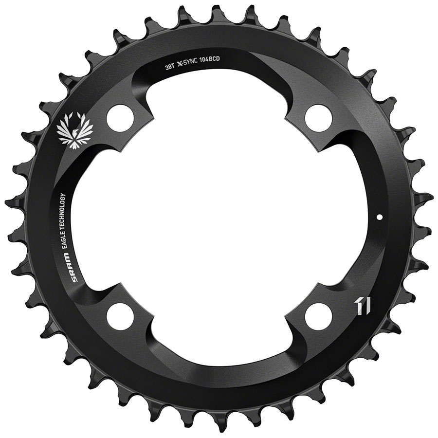 SRAM Eagle X-SYNC 2 Chainring - 38t, 104 BCD, Steel, Black