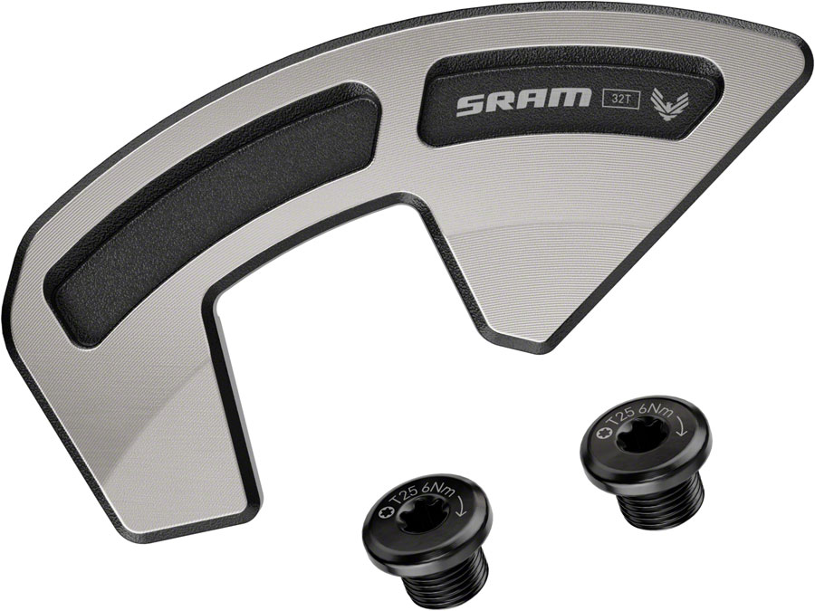 SRAM XX Eagle T-Type Single Ring Impact/Bash Guard Kit - For 32t Chainring, D1