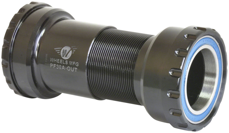 Wheels Manufacturing PF30A Frame to 30mm Spindle Outboard Thread-Together Bottom Bracket with ABEC-3 Bearings 