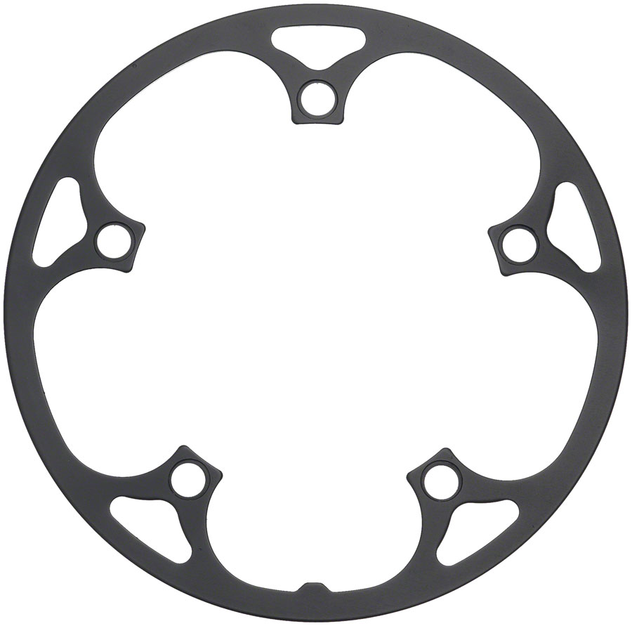 Samox BG13 Chainring Guard/Guide - For 42-46t, 130 BCD, Aluminum, Black