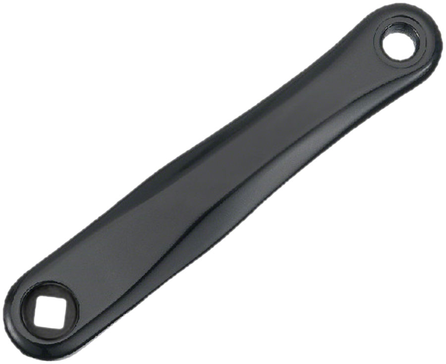 Samox SAC08 Left Crank Arm - 175mm, JIS Diamond Taper Spindle Interface, Forged Aluminum, Spindle Bolt Sold Separate, Black