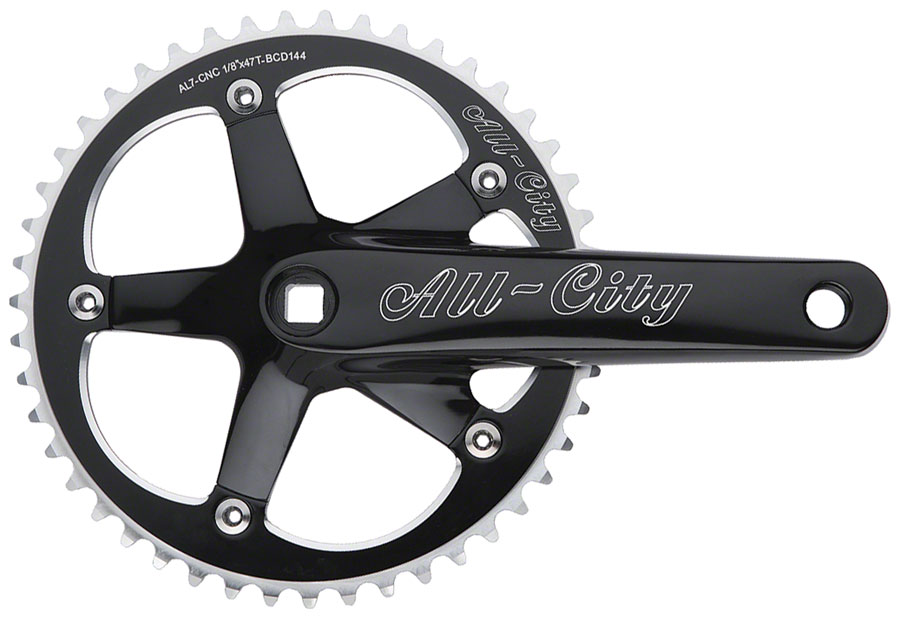 All-City 612 Track Crankset - 165mm, Single Speed, 46t, 144 BCD, Square Taper JIS Spindle Interface, Black








    
    

    
        
        
        
            
                (45%Off)
            
        
    
