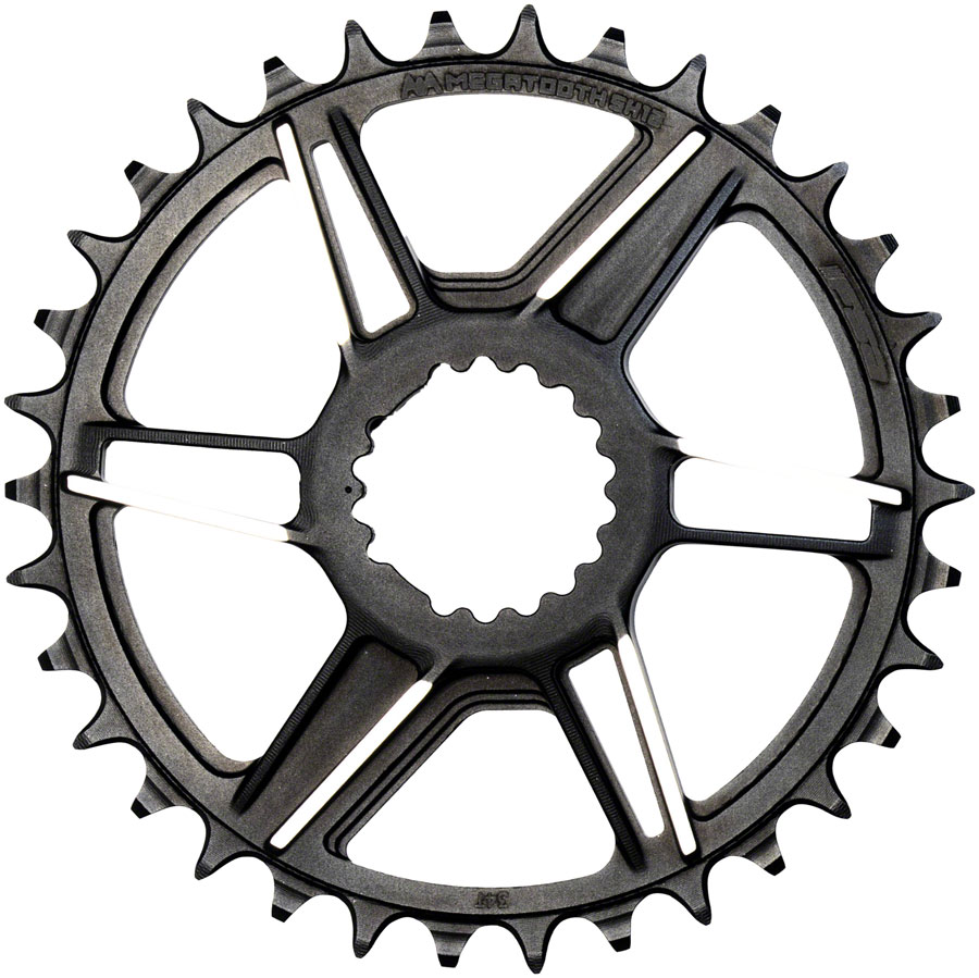 Full Speed Ahead Gradient Direct Mount SH12 Chainring - 34t, FSA Direct Mount, Compatible with Shimano 12-Speed Hyperglide+, Black