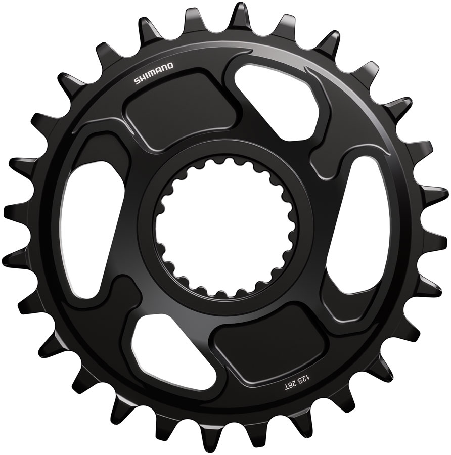 Shimano Deore XT SM-CRM86 1x Direct Mount Chainring - 28t, Shimano Direct Mount, For 12-Speed HG+ Chain, Fits FC-M8200 Crank, Black