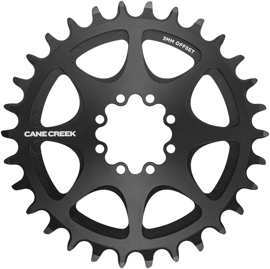 Cane Creek Direct Mount Chainring - 32t, 8-Bolt Direct Mount, 3mm Offset, Black