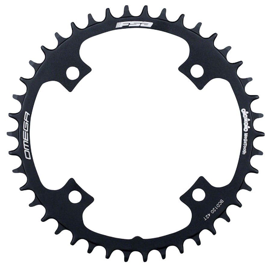 Full Speed Ahead Omega 1x Chainring - 40t, 120mm BCD, Black