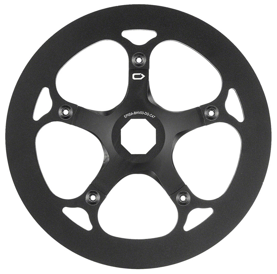 Samox 130 BCD Ebike Spider - BROSE, 47mm Chainline, Black