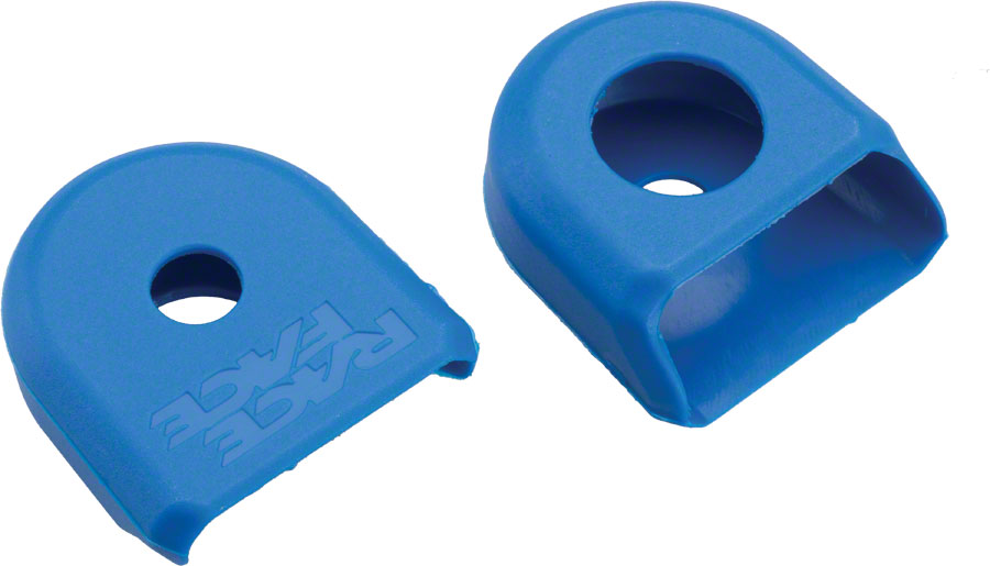 RaceFace Crank Boots: For Carbon Cranks, 2-Pack Blue