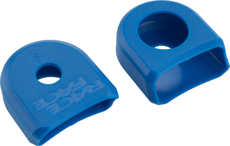 RaceFace Crank Boots: For Alloy Cranks, 2-Pack Blue