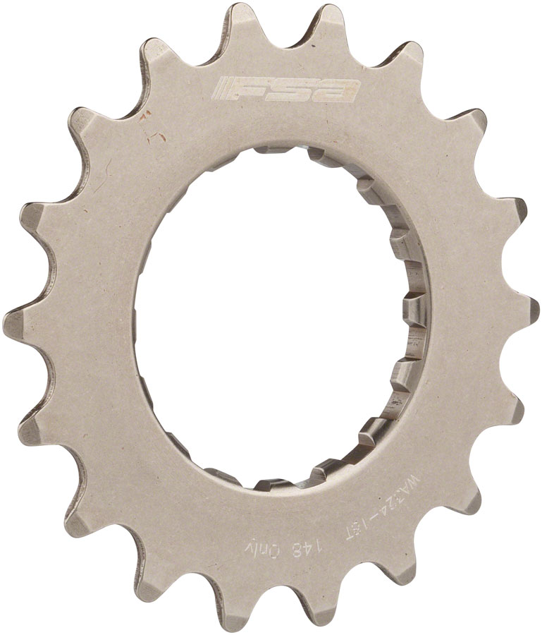 Full Speed Ahead WA324 eBike Sprocket for GEN 2 Bosch - 18t, 2.5mm Offset, Stainless Steel, Polished Silver