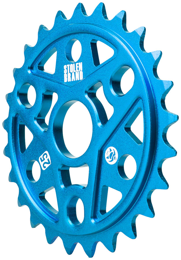 Stolen Sumo III Sprocket - 25t, 6.0mm Thickness, Aluminum, Blue