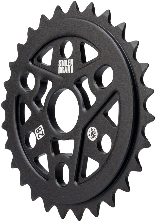 Stolen Sumo III Sprocket - 28t, 6.0mm Thickness, Aluminum, Black