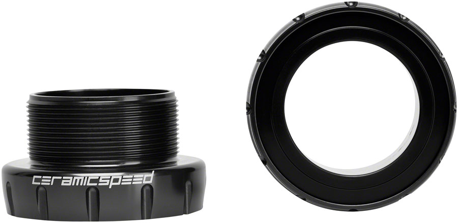 CeramicSpeed BSA Road Bottom Bracket - DUB Road Spindle, Coated Races, Black