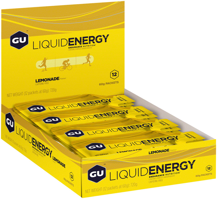 GU Liquid Energy Gel - Lemonade, Box of 12