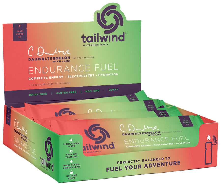Tailwind Endurance Fuel Dauwaltermelon - Box of 12 Single Servings