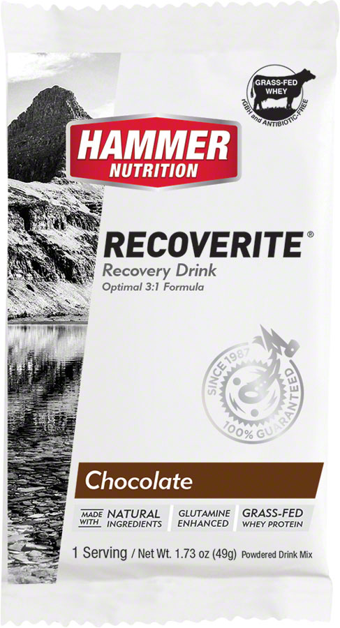 Hammer Recoverite: Chocolate, 12 Single Serving Packets