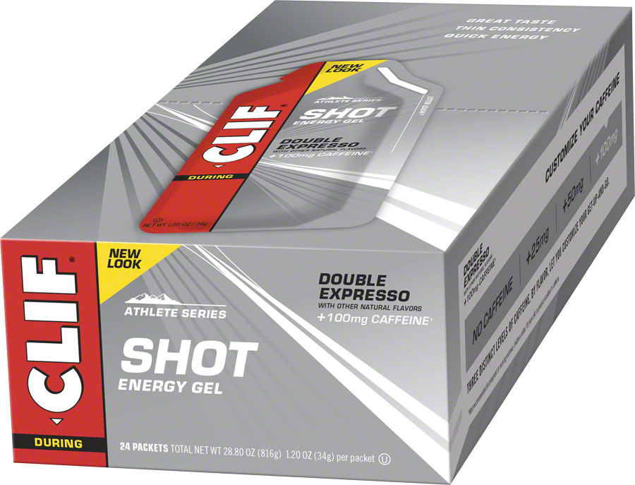 Clif Shot Gel: Double Espresso Turbo with Caffeine 24-Pack






