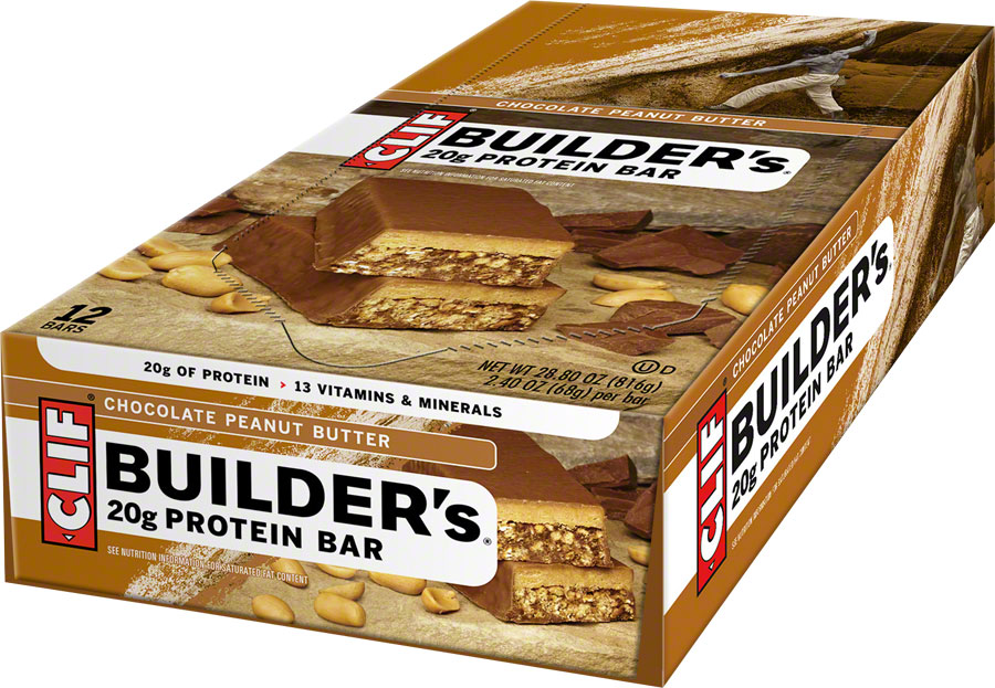 Clif Builder's Bar: Chocolate Peanut Butter Box of 12