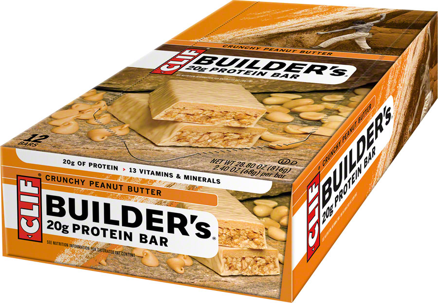 Clif Builder's Bar: Crunchy Peanut Butter Box of 12