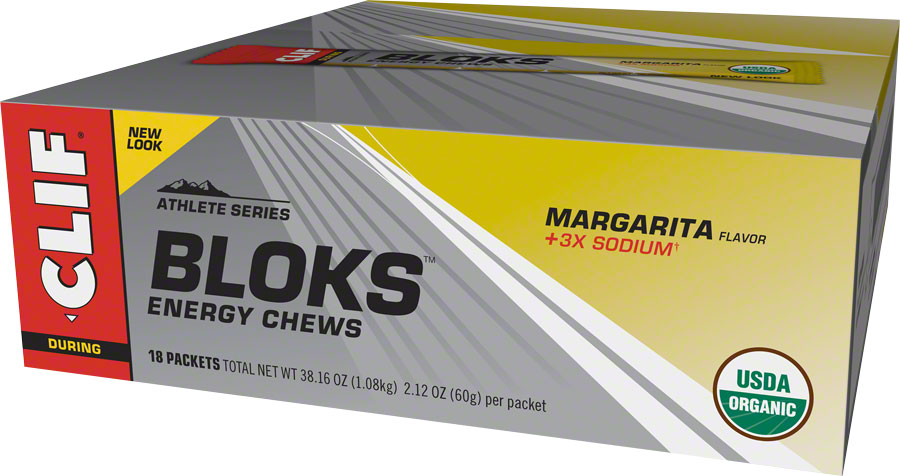 Clif Shot Bloks: Margarita with 3x Sodium Box of 18






