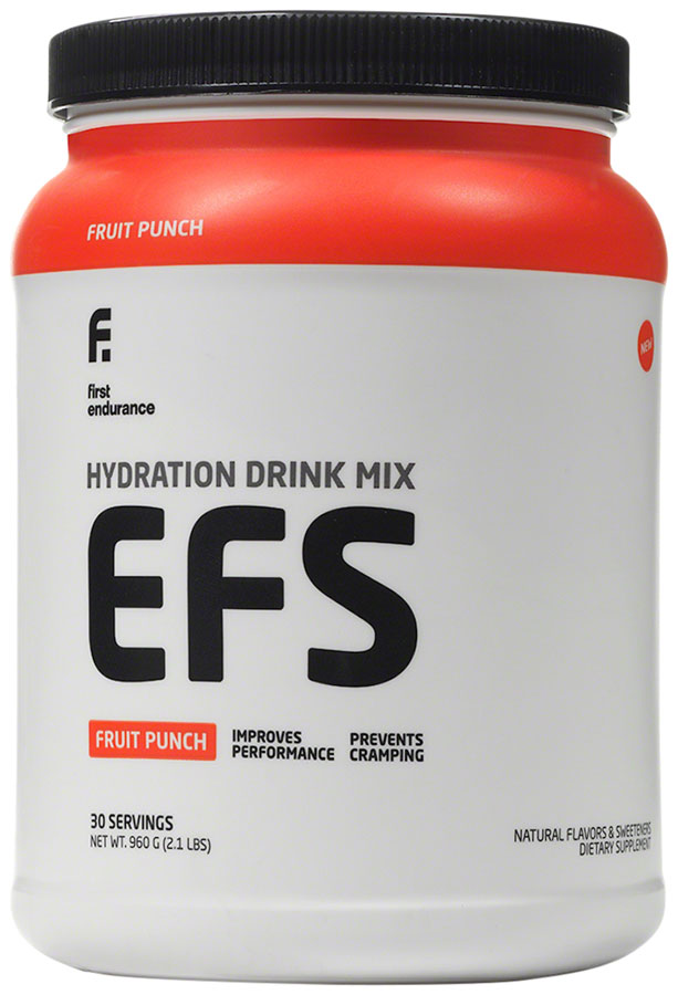 First Endurance EFS Drink Mix - Fruit Punch, 30 Serving Canister