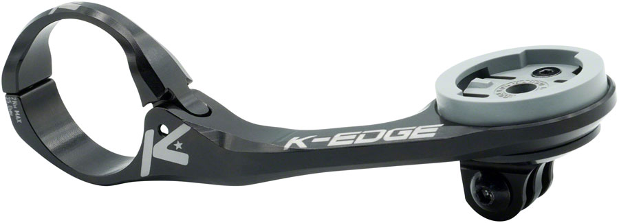 K-EDGE Wahoo MAX XL Combo Mount - 35.0mm, Black Anodize 