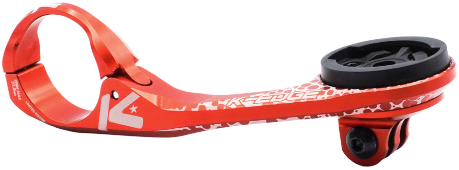 K-Edge Max XL Combo Limited Edition Computer Mount - Garmin/Wahoo, Chameleon Red