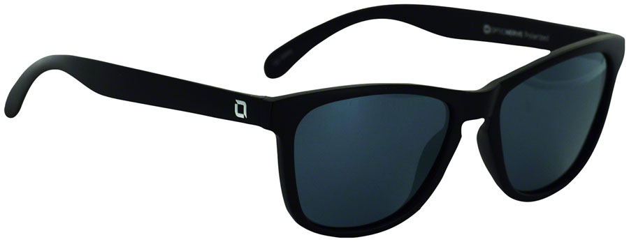 Optic Nerve Fairplay Sunglasses - Matte Black, Smoke Lens/Silver Mirror