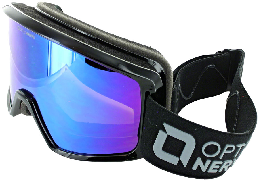 Optic Nerve Shavano Goggles - Shiny Black, Brown/Revo Cat 3