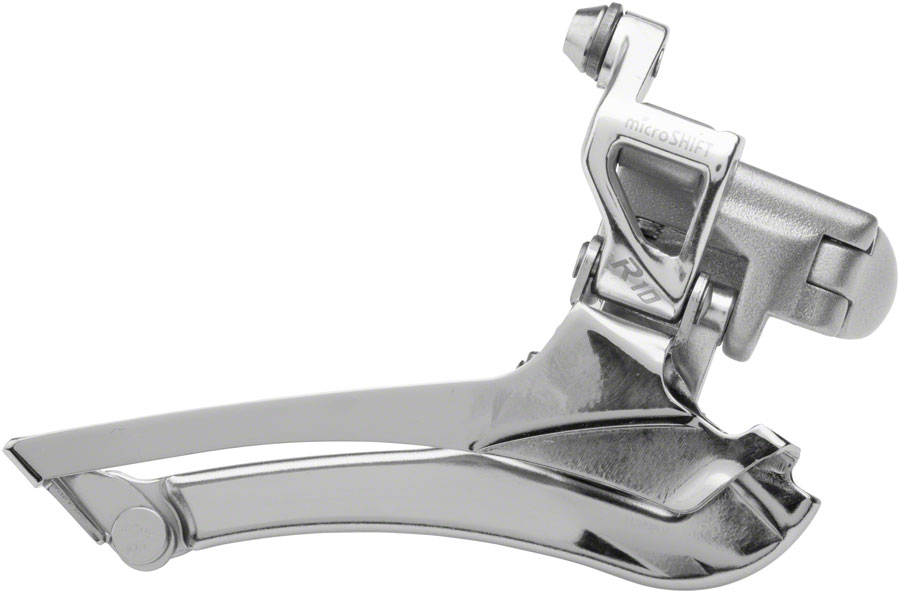 microSHIFT R10 Front Derailleur - 10-Speed, Double, 56t Max, Band Clamp, Shimano Compatible, Silver








    
    

    
        
            
                (15%Off)
            
        
        
        
    
