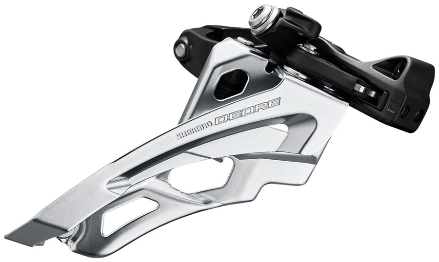 Shimano Deore FD-M6000-M 10-Speed Triple Side-Swing Front-Pull Mid Clamp Front Derailleur 