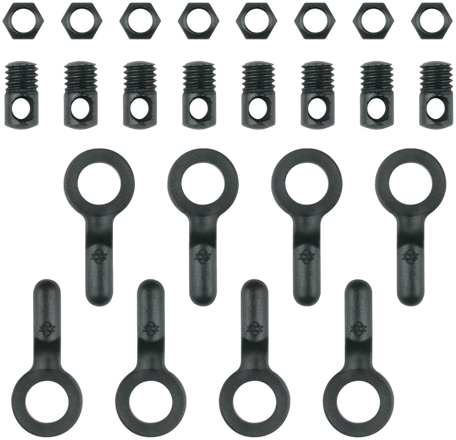 SKS Bluemels Fender Stay Eyebolt and Nut Set - Black